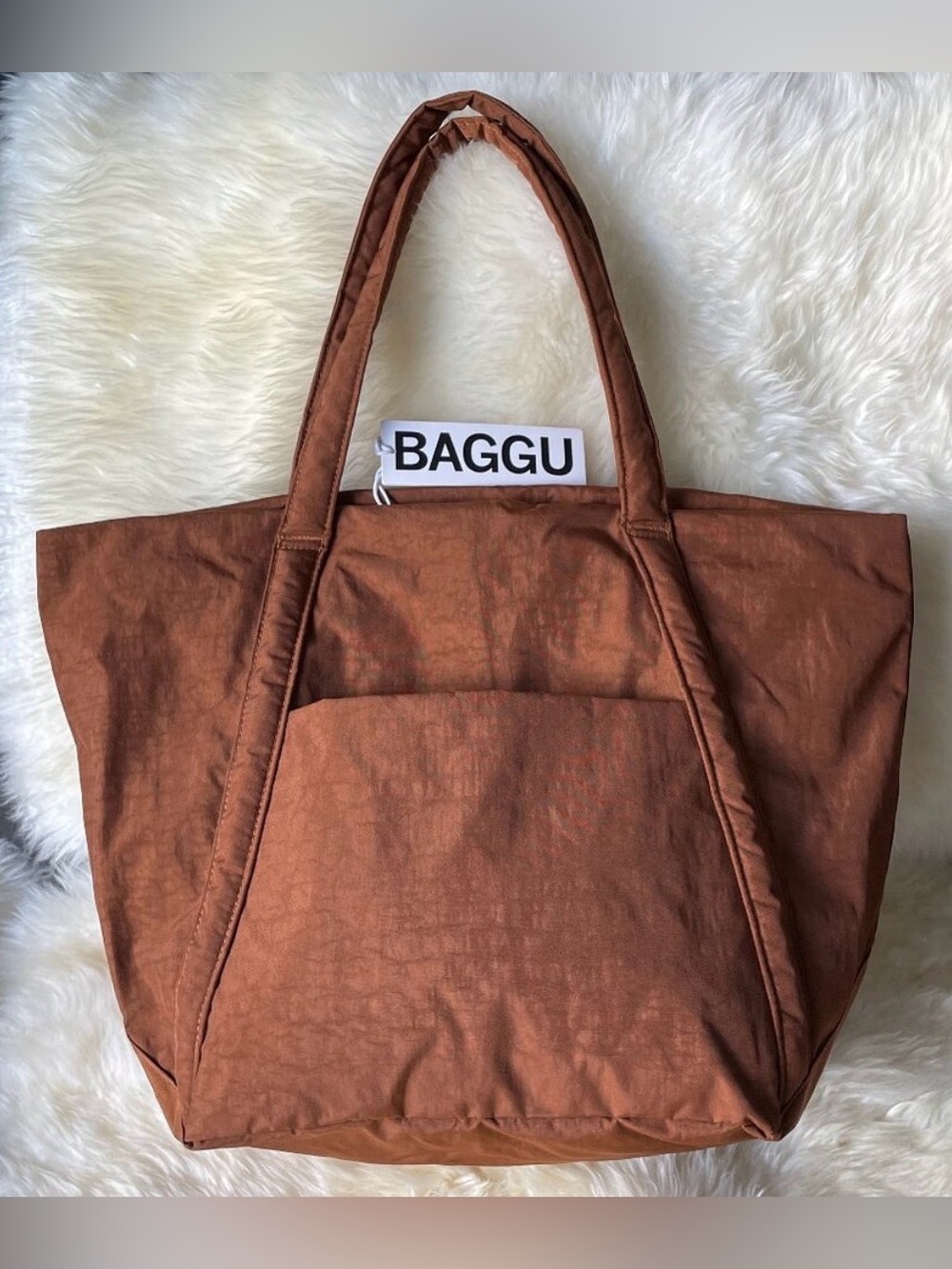 NWT Baggu Cloud Bag Brown